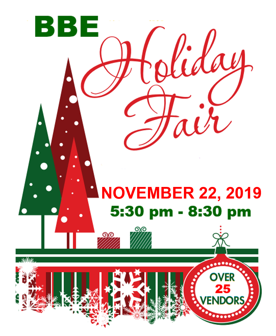 SAVE THE DATE: 2019 Networking Event & BBE Holiday Fair!
